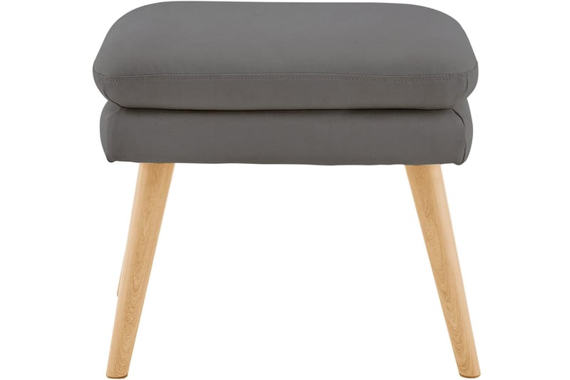 Marilee Loungelenestol med Fotskammel - Stoff/Antrasitt - Møbler - Stoler & lenestoler - Lenestoler