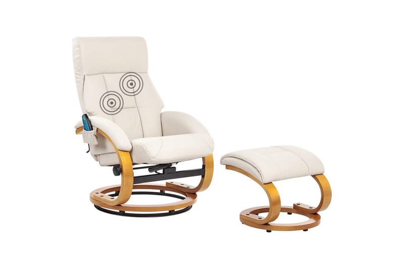 Massasjestol Force, Beige, Lys Tre