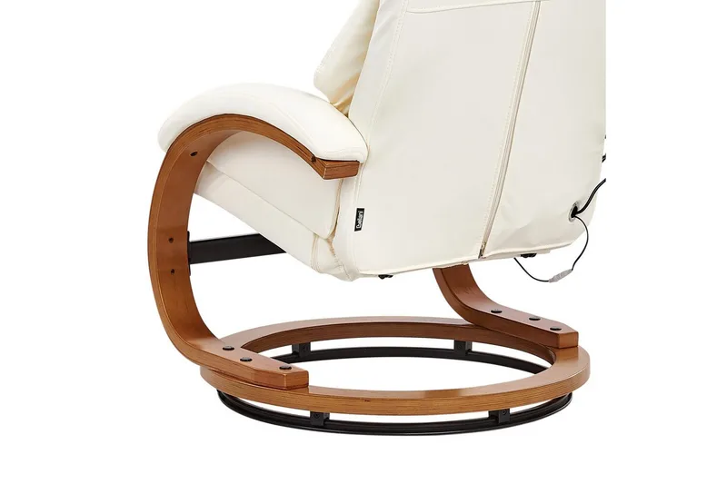 Massasjestol Force - Hvit, lyst tre - Møbler - Stoler & lenestoler - Lenestoler - Massasjestol