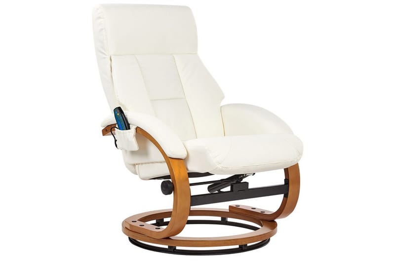 Massasjestol Force - Hvit, lyst tre - Møbler - Stoler & lenestoler - Lenestoler - Massasjestol