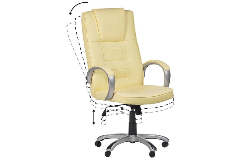 Massasjestol Grandeur II Beige/Sølv - Beige/Sølv - Møbler - Stoler & lenestoler - Lenestoler - Massasjestol