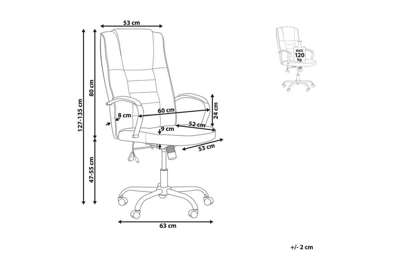Massasjestol Grandeur II Beige/Sølv - Beige/Sølv - Møbler - Stoler & lenestoler - Lenestoler - Massasjestol