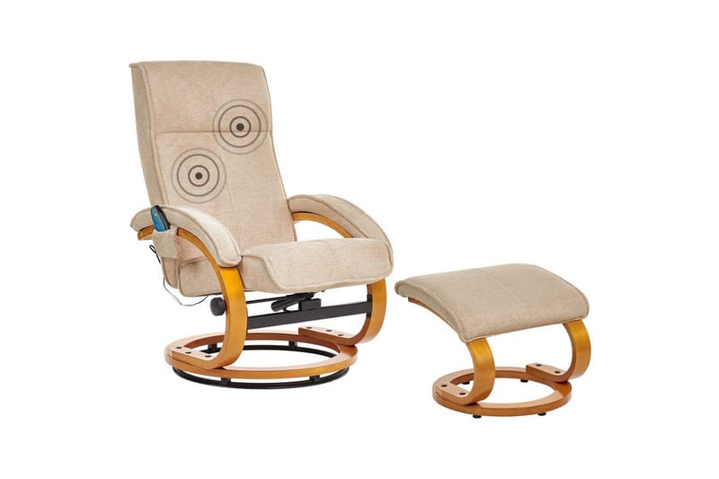 Massasjestol Hero, Beige, Lys Tre