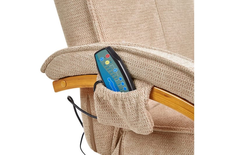 Massasjestol Hero - Beige, Lys Tre - Møbler - Stoler & lenestoler - Lenestoler - Massasjestol