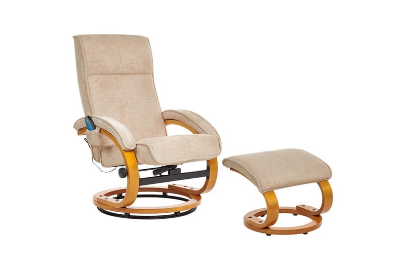 Massasjestol Hero - Beige, Lys Tre - Møbler - Stoler & lenestoler - Lenestoler - Massasjestol