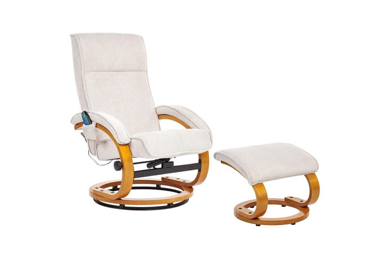 Massasjestol Hero - Lys beige, lyst tre - Møbler - Stoler & lenestoler - Lenestoler - Massasjestol