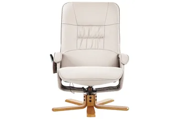 Massasjestol Relaxpro - Beige, Lys Tre - Møbler - Stoler & lenestoler - Lenestoler - Lenestol skinn