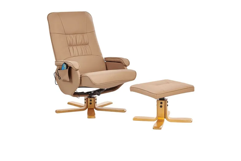 Massasjestol Relaxpro - Brun, lyst tre - Møbler - Stoler & lenestoler - Lenestoler - Massasjestol