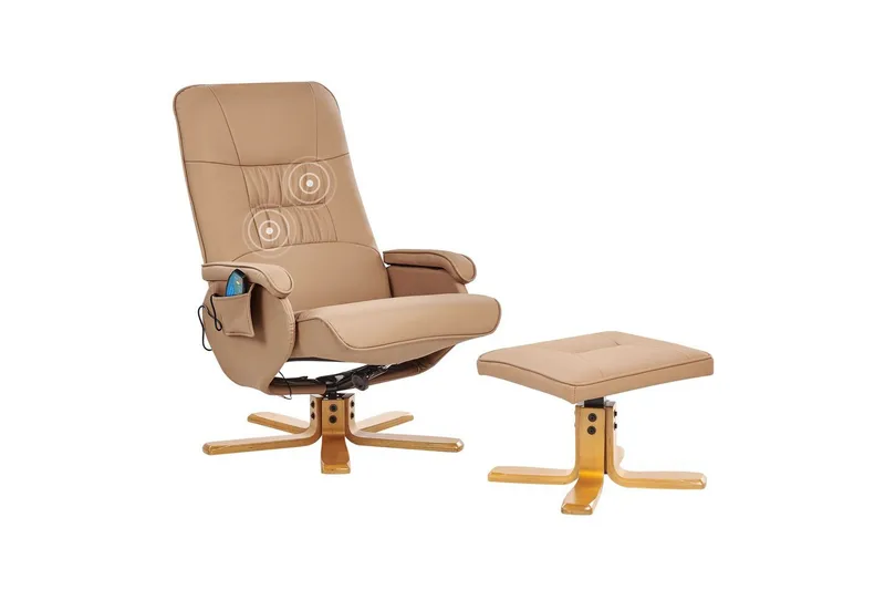 Massasjestol Relaxpro - Brun, lyst tre - Møbler - Stoler & lenestoler - Lenestoler - Massasjestol