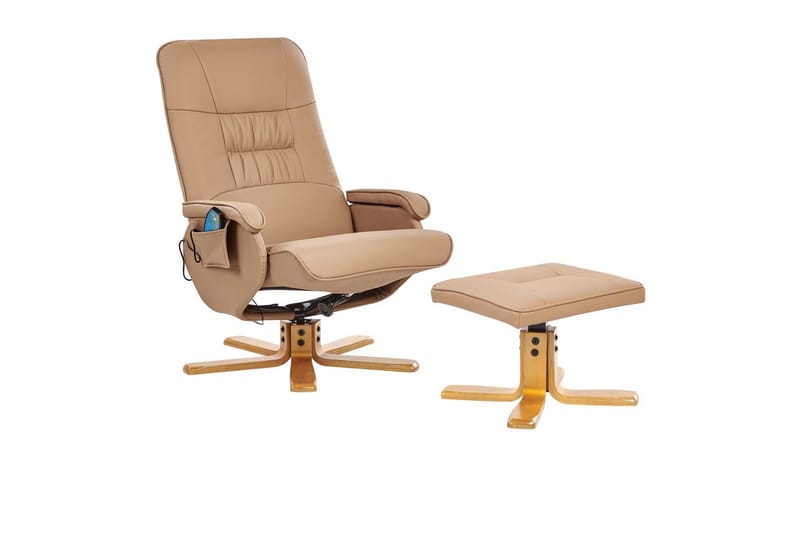 Massasjestol Relaxpro - Brun, lyst tre - Møbler - Stoler & lenestoler - Lenestoler - Massasjestol