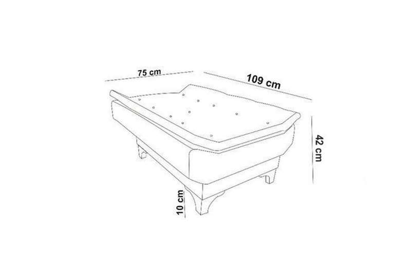 Mathenia Lenestol med Armlene - Blå - Møbler - Stoler & lenestoler - Lenestoler - Lenestoler uten armlene