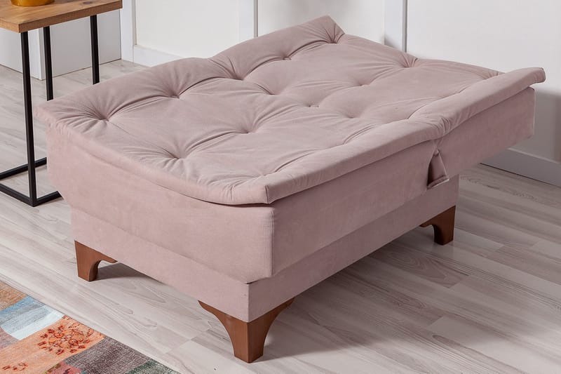 Mathenia Lenestol med Armlene - Brun - Møbler - Stoler & lenestoler - Lenestoler - Sovestol