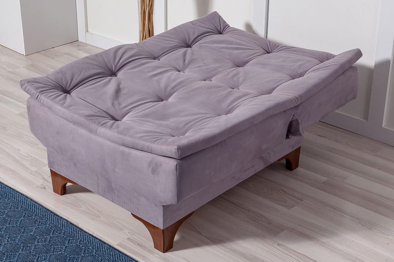 Mathenia Lenestol med Armlene - Grå - Møbler - Stoler & lenestoler - Lenestoler - Lenestoler uten armlene