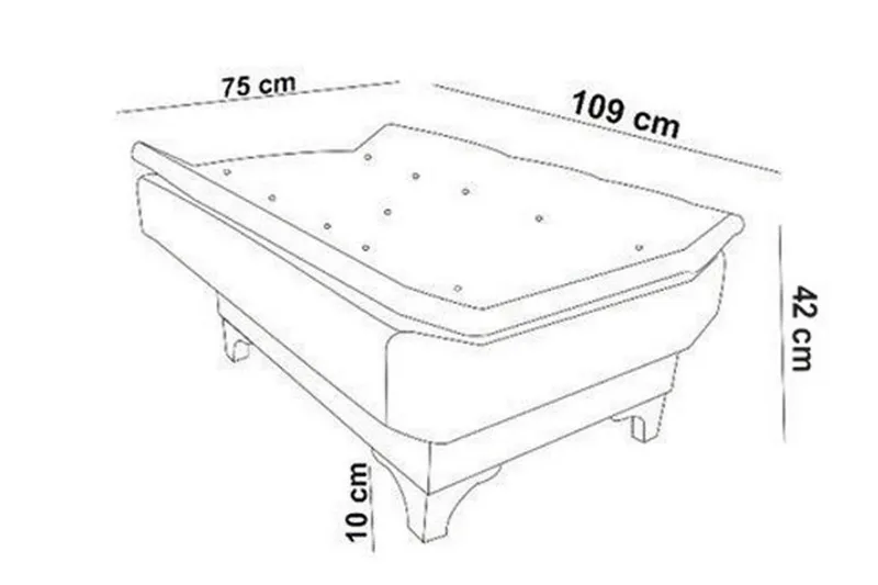Mathenia Lenestol med Armlene - Grå - Møbler - Stoler & lenestoler - Lenestoler - Lenestoler uten armlene