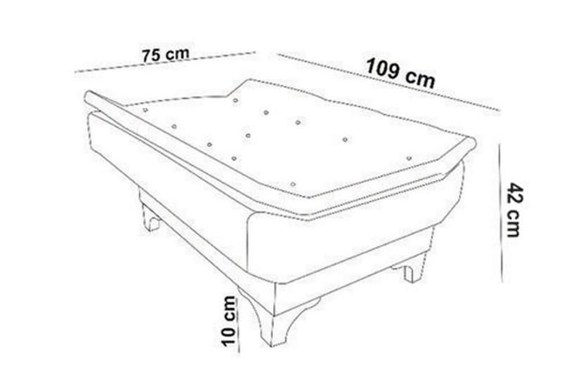 Mathenia Lenestol med Armlene - Grå - Møbler - Stoler & lenestoler - Lenestoler - Lenestoler uten armlene