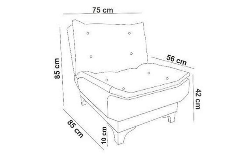 Mathenia Lenestol med Armlene - Grønn - Møbler - Stoler & lenestoler - Lenestoler - Sovestol