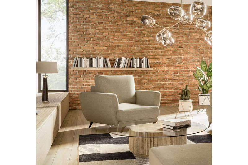 Megis Lenestol - Beige - Møbler - Stoler & lenestoler - Lenestoler