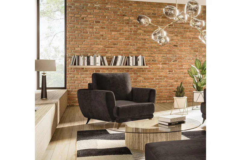 Megis Lenestol - Brun - Møbler - Stoler & lenestoler - Lenestoler