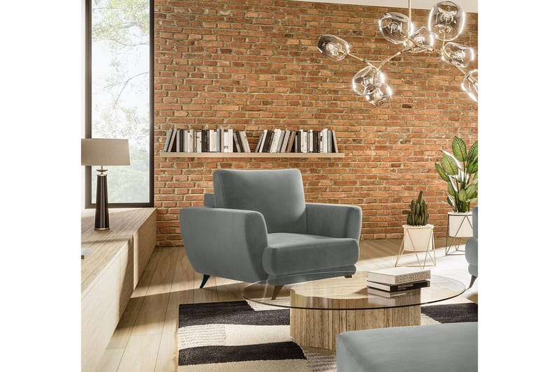 Megis Lenestol - Grå - Møbler - Stoler & lenestoler - Lenestoler