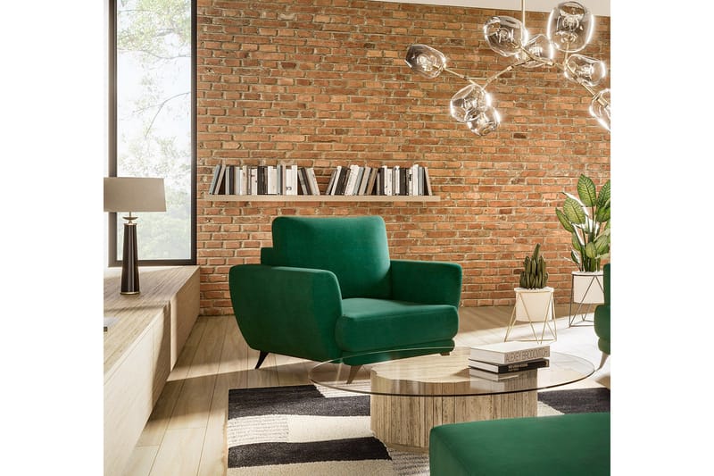 Megis Lenestol - Grønn - Møbler - Stoler & lenestoler - Lenestoler