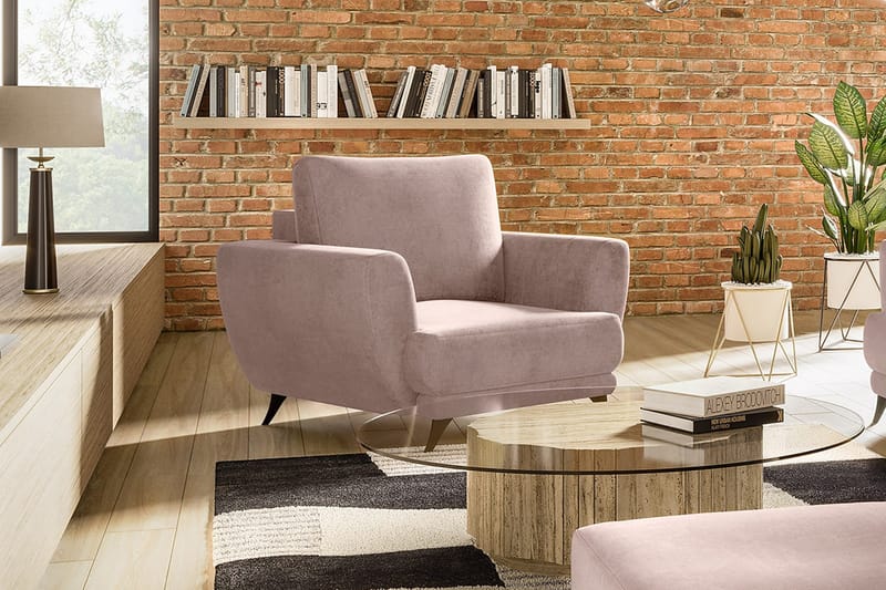 Megis Lenestol - Lyserosa - Møbler - Stoler & lenestoler - Lenestoler