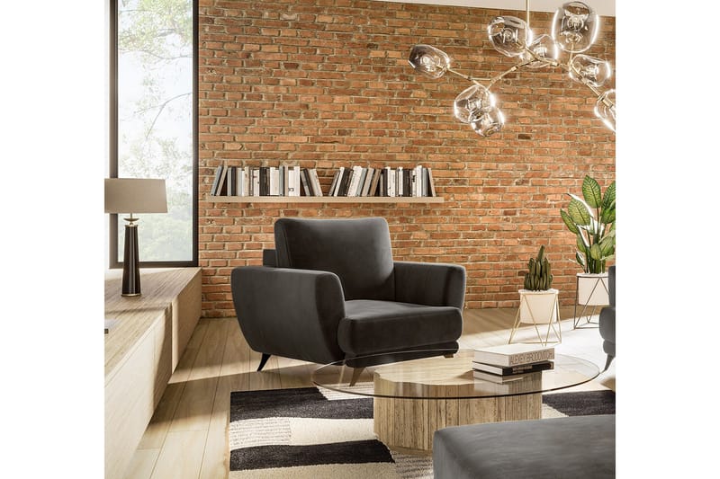 Megis Lenestol - Svart - Møbler - Stoler & lenestoler - Lenestoler