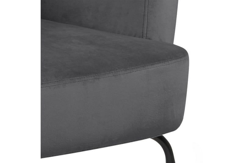 Melisan Loungelenestol - Grå/Svart - Møbler - Stoler & lenestoler - Lenestoler