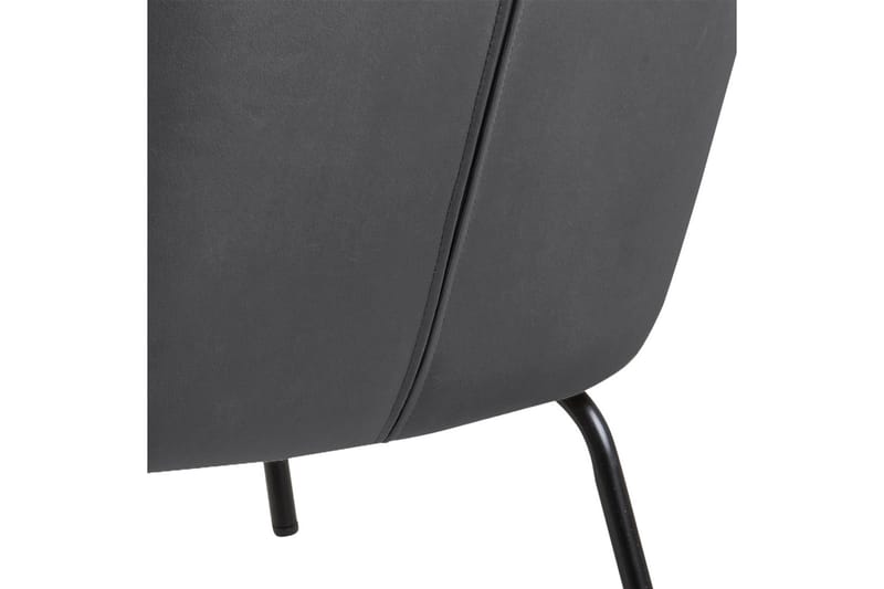 Melisan Loungelenestol - Grå/Svart - Møbler - Stoler & lenestoler - Lenestoler