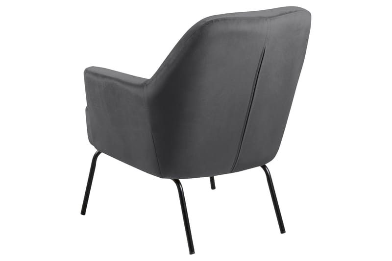 Melisan Loungelenestol - Grå/Svart - Møbler - Stoler & lenestoler - Lenestoler