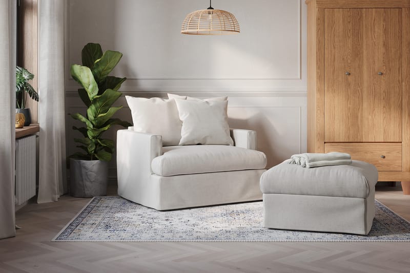 Menard Lenestol - Beige - Møbler - Stoler & lenestoler - Lenestoler