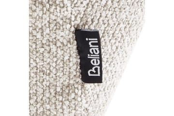 Molle Oval Dreibar Lenestol i Stoff med Metallunderstell - Lysegrå - Møbler - Stoler & lenestoler - Lenestoler