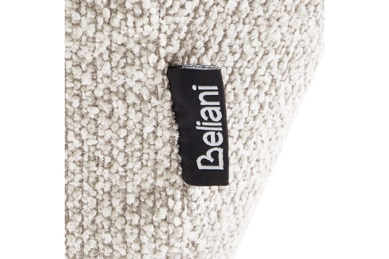 Molle Oval Dreibar Lenestol i Stoff med Metallunderstell - Lysegrå - Møbler - Stoler & lenestoler - Lenestoler
