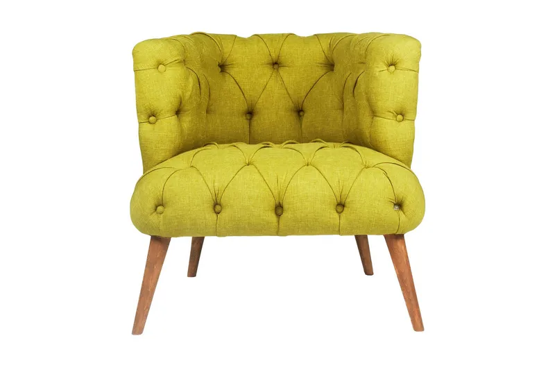 Monroew Lenestol - Grønn/Natur - Møbler - Stoler & lenestoler - Lenestoler