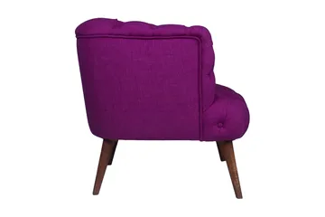 Monroew Lenestol i Stoff - Lilla - Møbler - Stoler & lenestoler - Lenestoler
