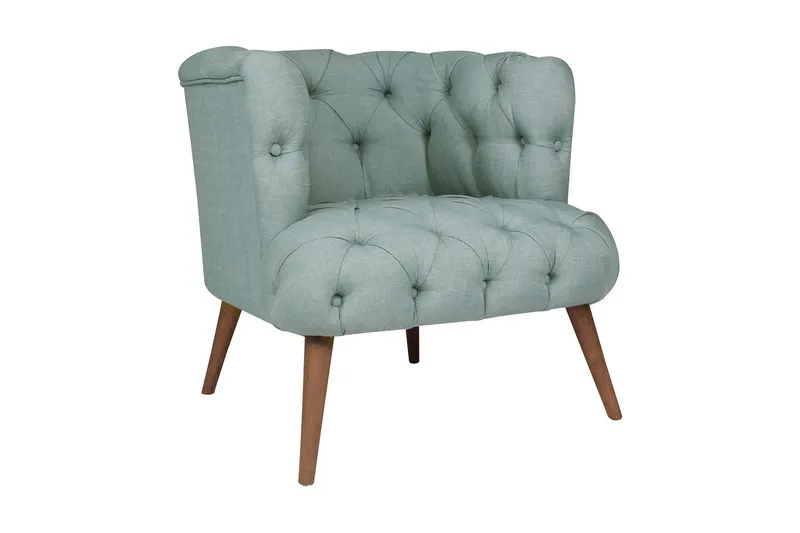 Monroew Lenestol - Indigoblå/Natur - Møbler - Stoler & lenestoler - Lenestoler