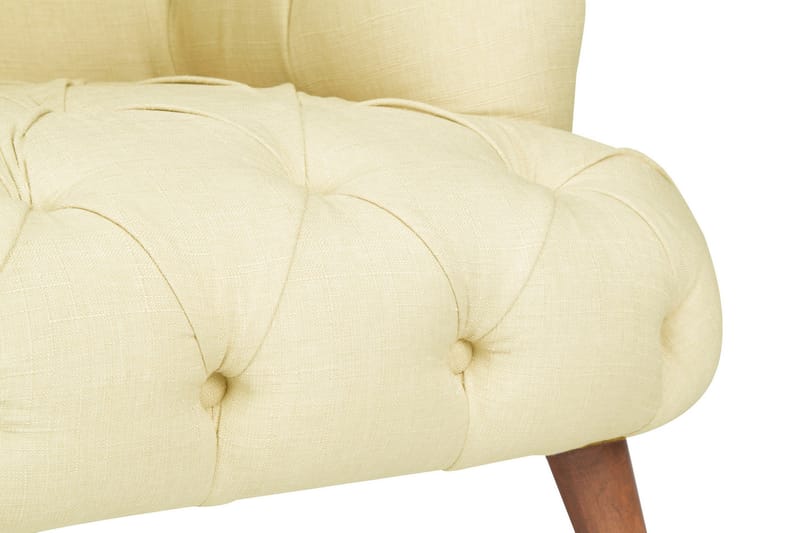 Monroew Lenestol - Kremhvit/Natur - Møbler - Stoler & lenestoler - Lenestoler