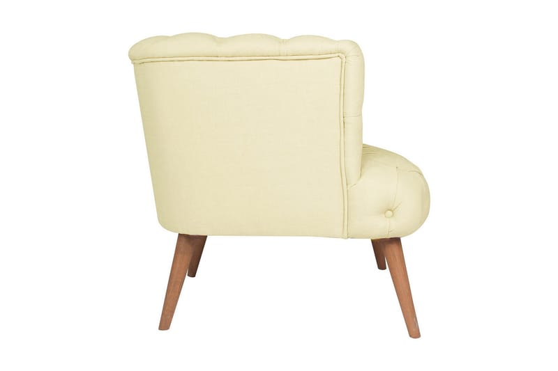 Monroew Lenestol - Kremhvit/Natur - Møbler - Stoler & lenestoler - Lenestoler