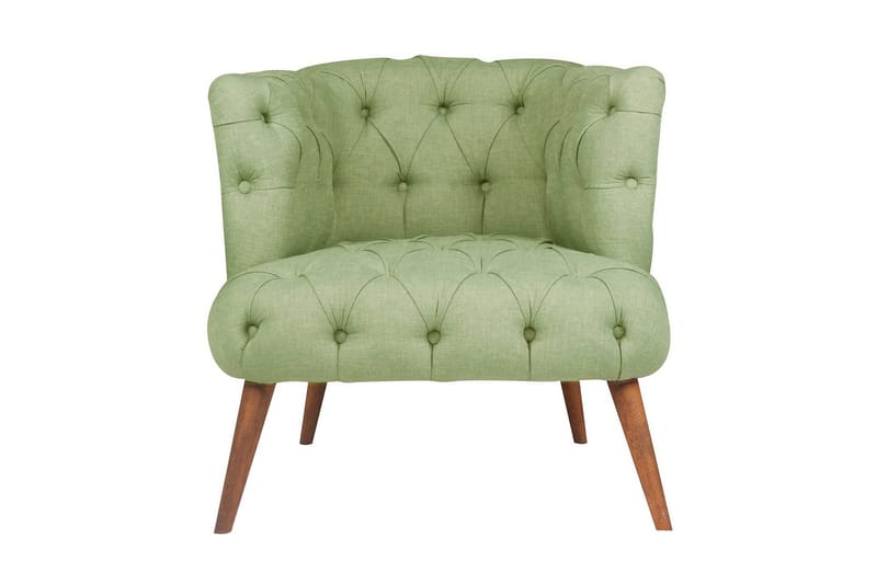 Monroew Lenestol - Petrolgrønn/Natur - Møbler - Stoler & lenestoler - Lenestoler