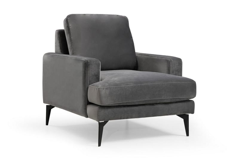 Mukes Lenestol med Armlene, Svart