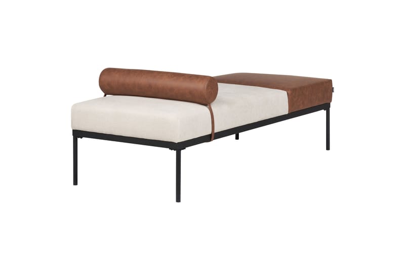 Naklund Sjeselong 172 cm - Brun/Beige/Svart - Møbler - Sofaer - Dagsenger