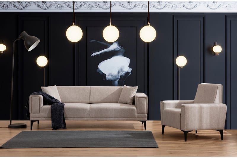 Naoko Lenestol - Lysebrun - Møbler - Stoler & lenestoler - Lenestoler