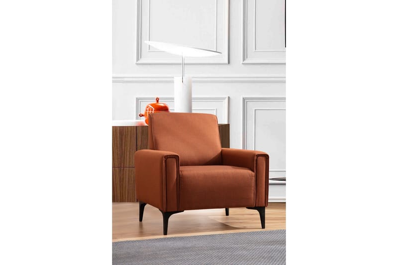 Naoko Lenestol - Rød - Møbler - Stoler & lenestoler - Lenestoler