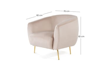 Narayn Lenestol - Beige - Møbler - Stoler & lenestoler - Lenestoler