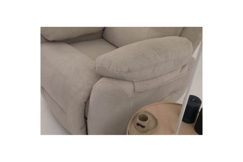 Navren Elektrisk reclinerstol - Kremhvit - Møbler - Stoler & lenestoler - Lenestoler - Recliner & kinostol