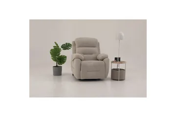 Navren Elektrisk reclinerstol - Kremhvit - Møbler - Stoler & lenestoler - Lenestoler - Recliner & kinostol