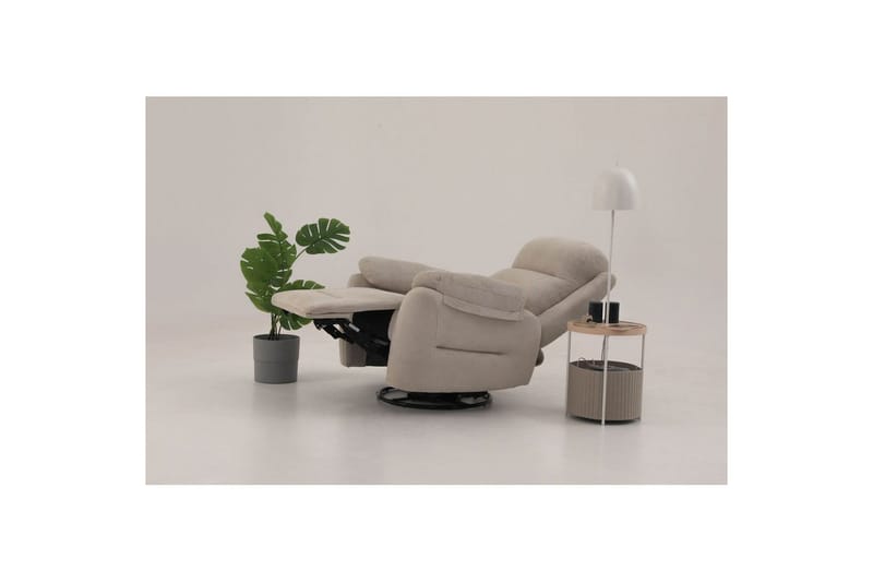 Navren Elektrisk reclinerstol - Kremhvit - Møbler - Stoler & lenestoler - Lenestoler - Recliner & kinostol