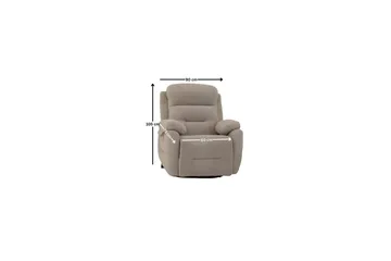 Navren Elektrisk reclinerstol - Kremhvit - Møbler - Stoler & lenestoler - Lenestoler - Recliner & kinostol