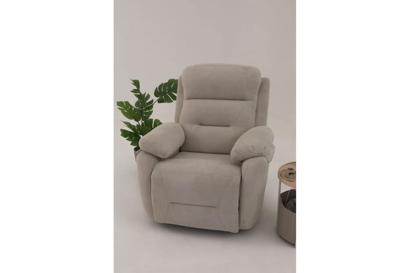 Navren Elektrisk reclinerstol - Kremhvit - Møbler - Stoler & lenestoler - Lenestoler - Liggestol
