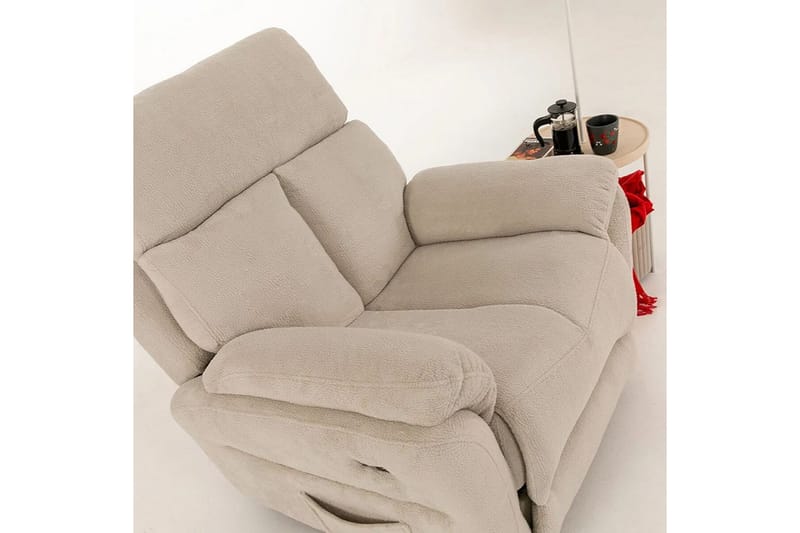 Navren Elektrisk reclinerstol - Kremhvit - Møbler - Stoler & lenestoler - Lenestoler - Liggestol