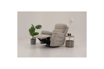 Navren Elektrisk reclinerstol - Kremhvit - Møbler - Stoler & lenestoler - Lenestoler - Recliner & kinostol
